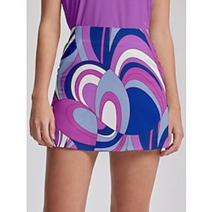 Women's Golf Skirts Violet Skirt Bottoms Fall Winter Ladies Golf Attire Clothes Outfits Wear Apparel Lightinthebox