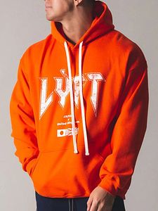 Men's Loose Trendy Letter print Hoodies sweatershirt