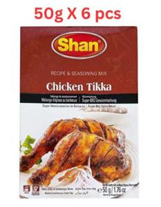 Shan Chicken Tikka Mix Masala - 50 g x 6