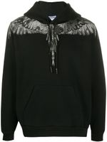 MARCELO BURLON COUNTY OF MILAN wings-print hoodie - Black - thumbnail