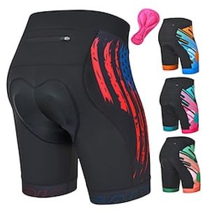 Women's Cycling Bike Shorts 3D Padded with Pocket Native Flag Padded Shorts Mountain Bike MTB Road Bike Cycling Sports Graphic 3D Pad Cycling Breathable Quick Dry Lightinthebox