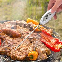 Digital Kitchen Food Thermometer With Long Probe Pen Shape Instant Read BBQ Cooking Meat Thermometer