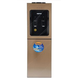 Geepas Hot and Cold Water Dispenser With Refrigerator | Black | GWD8363