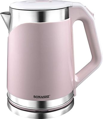 Sonashi 1.8 L Cordless Kettle, Pink - SKT-1808N