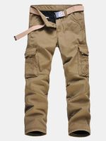 Winter Thick Warm Cargo Pants