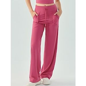 Women's Wide Leg Pants Trousers Full Length Active Fashion Outdoor Street Grey Black S M Fall Winter Lightinthebox