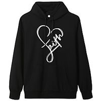 Women's Hoodie Pullover Graphic Daily Weekend Basic Casual Hoodies Sweatshirts  Blue Yellow Blushing Pink miniinthebox - thumbnail
