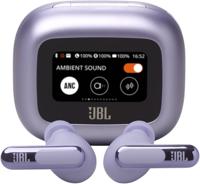 JBL Live Beam 3 Wireless Earbud Headphones, Adaptive Noise Cancelling- Purple