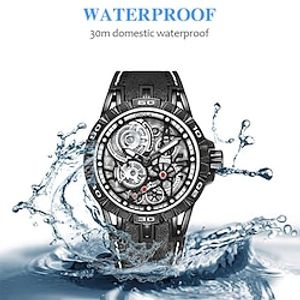 New Onola Brand Men'S Watches Unique Design Small Three Hands Sports Men'S Quartz Watch Belt Waterproof Men'S Wristwatch Lightinthebox