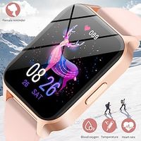 LIGE BW0612 Smart Watch 1.65INCH Smartwatch Fitness Running Watch Bluetooth Temperature Monitoring Sleep Tracker Heart Rate Monitor Compatible with Android iOS Women Long Standby Waterproof Message miniinthebox - thumbnail