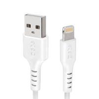 SBS USB - Data and Charging Lightning Cable, White (TECABLEUSBIP589W)