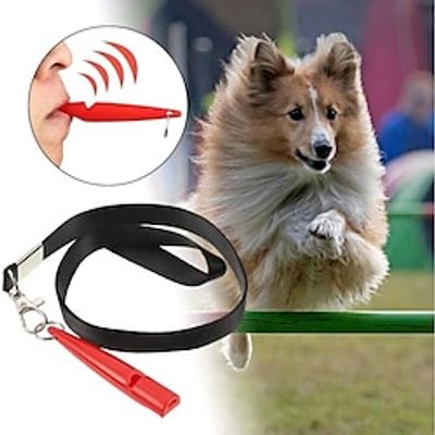 Dog Whistle with Lanyards Ultrasonic Dog Whistles to Stop Barking High Pitch Frequency Silent Whistles for Dog Training Lightinthebox