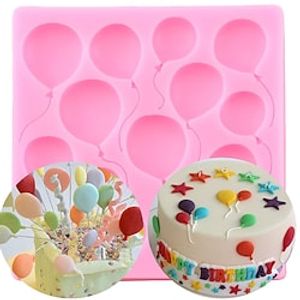 Balloons Shaped Silicone Cake Mold Sugar Craft Fondant Cake Tools Kitchen Baking Mold Chocolate Mold Cake Decoration Mold miniinthebox