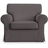 Cotton Ektorp Sofa Cover Slipcover for 3 Seat SofaArmchairFootstool Loveseat Sofa Lightinthebox - thumbnail