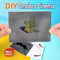 5pcs Omobro Cinema Set HD Children's Science Puzzle Card Suitable For Teaching Games Parties And Back-to-school Lightinthebox - thumbnail