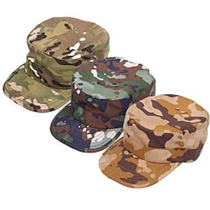 Men's Women's Sun Hat Hiking Hat Flat Cap Summer Outdoor UV Protection Breathable Quick Dry Sweat wicking Hat Camouflage Polyester CP waste mud clump for Hunting Fishing Climbing Lightinthebox