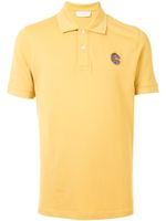 Cerruti 1881 short sleeve embroidered logo polo shirt - Yellow