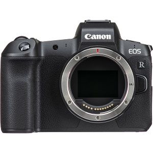 Canon EOS R Digital Camera Body With Mount Adapter EF-EOS R , 30.3 Mirrorless Camera, Black