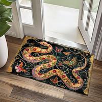 Enamel Snake Doormat Kitchen Mat Floor Mat Non-Slip Area Rug Oil Proof Rug Indoor Outdoor Mat Bedroom Decor Bathroom Mat Entrance Rug Lightinthebox