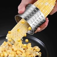 304 Stainless Steel Corn Peeling Artifact Household Creative Gadget Kitchen Dial Corn Shaver Peeling Thresher Machine miniinthebox - thumbnail