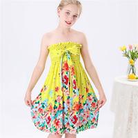 Baby Girl Clothes Toddler Kids Girls Floral Bohemian Flowers Bowknot Sleeveless Beach Straps Dress Princess Clothes Lightinthebox