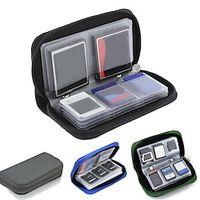 Portable Memory Card Storage Bag Suitable For SD Card CF Card Storage Protection Box Including 18 SD Card Slots And 4 CF Card Slots Lightinthebox - thumbnail