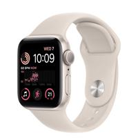 Apple Watch SE GPS, 40mm Gold Aluminum Case with Starlight Sport Band