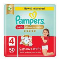 Pampers Ultimate Comfort Pants Diapers, Size 4, 50's