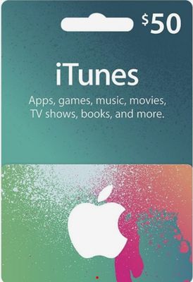 $50 USA Apple iTunes Gift Card (Instant E-mail Delivery) $50 USA Apple iTunes Gift Card (Instant E-mail Delivery)