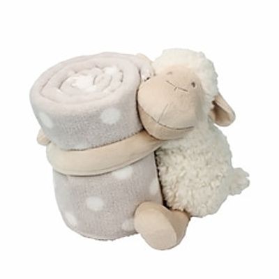 White Lamb Blanket Plush Doll Baby Soothing Doll Children Sleeping Toy Birthday Gift Lightinthebox