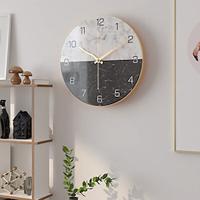 12 Inches 30 cm Time Vortex Wooden Large Wall Clock - Silent And Non-Ticking Quartz Movement Wall Clock Nordic Creative Living Room Fashion Wall Clock Home Decoration Bedroom Retro Silent Quartz Clock Lightinthebox