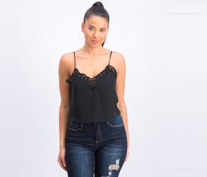 Womens Lace Top  Black
