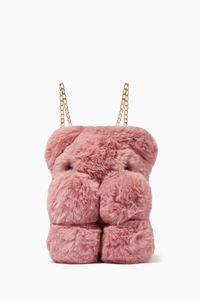 Faux-Fur Teddy Backpack