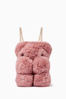 Faux-Fur Teddy Backpack - thumbnail
