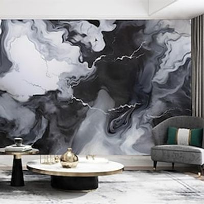 Black White Marble Wallpaper Roll Mural Wall Covering Sticker Peel and Stick Removable PVCVinyl Material Self AdhesiveAdhesive Required Wall Decor for Living Room Kitchen Bathroom Lightinthebox