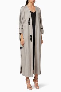 Beaded Tassel Abaya