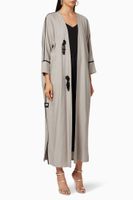 Beaded Tassel Abaya - thumbnail