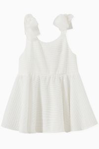 Textured Dress & Bloomers Set