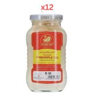 Golden Swan Pineapple Gel Nata De Pina 340G Pack of 12