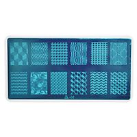 1pcs-nail-art-stamping-plate-colorful-image-design-diy-image-painting-nail-tool-ub06-10 miniinthebox - thumbnail