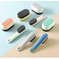 Contrast Color Shoe Brush Household Soft Hair Does Not Hurt Clothes Brush With Handle Does Not Lose Hair Decontamination Cleaning Brush Lightinthebox - thumbnail