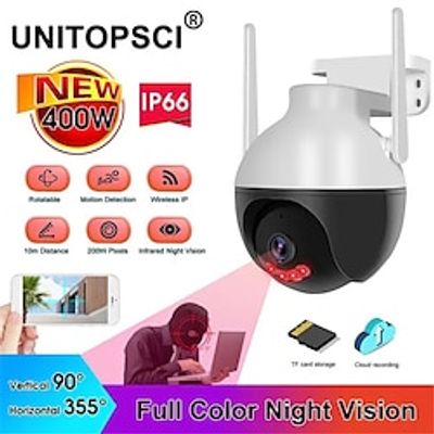 Wifi PTZ Camera 1080P Wireless Speed Dome 4X Digital Zoom IP IR Camera IP66 Waterproof Outdoor Camera Auto Tracking Two-Way Audio Home Security Camera Lightinthebox Wifi PTZ Camera 1080P Wireless Speed Dome 4X Digital Zoom IP IR Camera IP66 Waterproof Outdoor Camera Auto Tracking Two-Way Audio Home Security Camera Lightinthebox