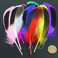 50 Pcs Red Duck Feather 4-6 Inch 10-15cm Bulk Natural Feather Crafts Carnival Party Clothing Hat Accessories Decorations Lightinthebox - thumbnail