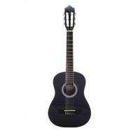 Carlos C34N Classical Guitar 1/2 Size - Black (Includes Soft Case)