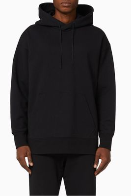 M 3 Striped Cotton Terry Hoodie