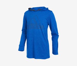 Boys Logo-Print Hoodie  Blue