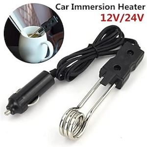 Portable 12V 24V Car Immersion Heater Portable High Quality Safe Warmer Durable Auto Electric Tea Coffee Water Heater Lightinthebox