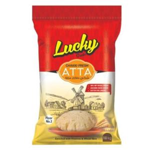 Lucky Chakki Fresh Atta 10Kg (UAE Delivery Only)