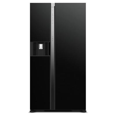 Hitachi Side By Side Refrigerator 573L Glass Black - RSX700GPUK04GBK Hitachi Side By Side Refrigerator 573L Glass Black - RSX700GPUK04GBK