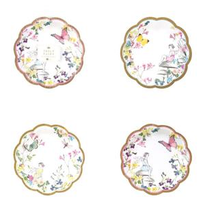 Talking Tables Truly Fairy 7-Inch Scallop Plate (Pack of 12)